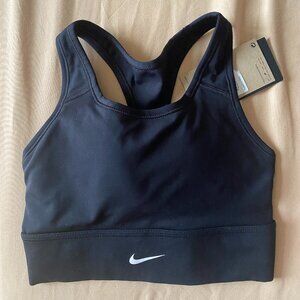 Nike Dri-FIT Swoosh Women's Medium-Support 1-Piece Padded Longline Sports Bra
